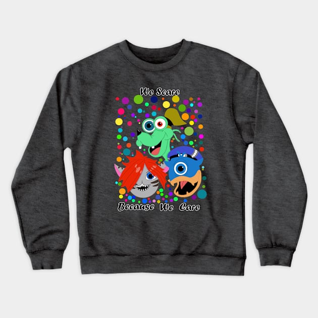 kh3 monstropolis Crewneck Sweatshirt by garciajey